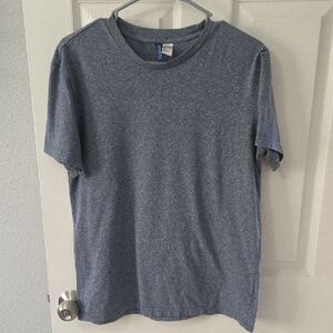H&M Heathered Blue Short Sleeve Tee